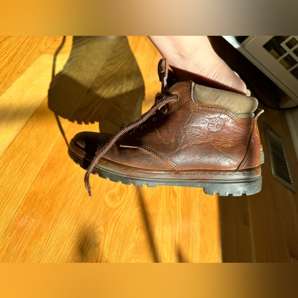 Timberland Ankle Boots Lace-up Hiking size US 8M Vintage Rugged Gorpecore shoes  - Picture 9 of 12